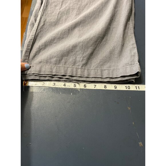 Rewash Womens Linen Blend Pants sz 9/29 Wide-Leg Grey Pants Beachy - Picture 10 of 12